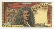 500 nouveaux francs molire